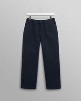 Kurt - Navy Longer Leg Organic Cotton Trousers