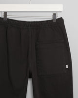 Kurt Trousers Black Twill Longer Leg
