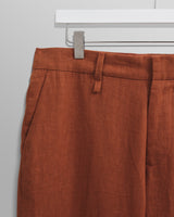 Alp Trousers Rust Linen