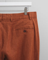 Alp Trousers Rust Linen