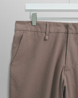 Alp Trousers Taupe Seersucker