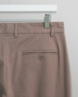Alp Trousers Taupe Seersucker