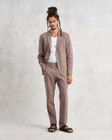 Alp Trousers Taupe Seersucker