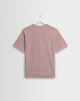 Dean - Dusty Pink Textured Organic Cotton T-Shirt