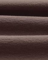 Dean - Mid Brown Textured Organic Cotton T-Shirt