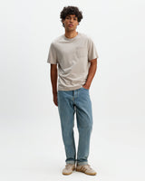 Dean - Washed Clay Compact Cotton Pocket T-Shirt