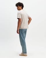 Dean - Washed Clay Compact Cotton Pocket T-Shirt