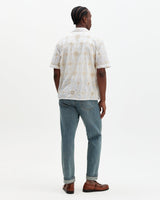 Didcot - White Corded Lace Short-Sleeve Shirt