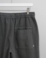Kurt Trousers Charcoal Seersucker