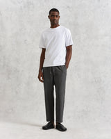 Kurt Trousers Charcoal Seersucker