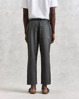 Kurt Trousers Charcoal Seersucker
