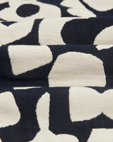 Kurt Trousers Navy/Ecru Spin Jacquard