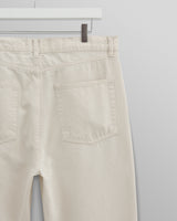 Loose Fit Jeans Ecru Denim