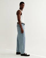 Montague - White Ribbed Organic Cotton Vest