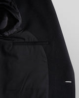 Sasso Coat Black Wool