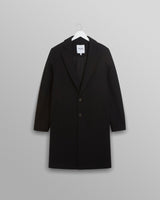 Sasso Coat Black Wool