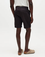 Trinity - Black Cotton Tencel Shorts