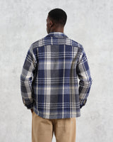 Whiting - Navy Spear Check Overshirt