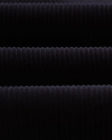 wax london men's Aubyn - Navy Soft Corduroy Pleated Trousers