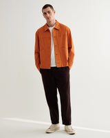 wax london men's Barton - Orange Organic Cotton Ripstop Jacket