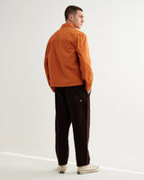 wax london men's Barton - Orange Organic Cotton Ripstop Jacket