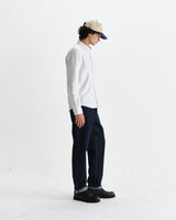 wax london men's Caspian - White Cotton Oxford Shirt