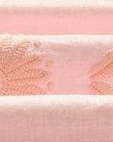 wax london men's Didcot - Pink Flower Embroidered Short-Sleeve Shirt