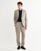 wax london men's Fintry - Natural Linen Single-Breasted Blazer