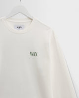 wax london men's Hayden - White And Green Botanical Graphic Cotton T-Shirt