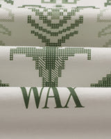 wax london men's Hayden - White And Green Botanical Graphic Cotton T-Shirt