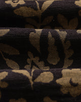 wax london men's Iggy - Black And Khaki Chenille Jacquard Jacket