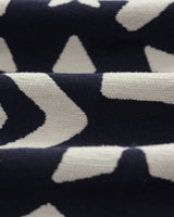 wax london Iggy - Navy Geometrical Block Jacket