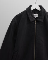 wax london Kendal - Black Lamb Leather Jacket