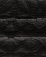 wax london Kurt - Black Petal Quilt Trousers