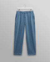 wax london Kurt - Indigo Organic Cotton Trousers