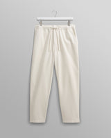 wax london Kurt - Off White Heavyweight Organic Cotton Trousers