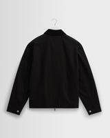 wax london men's Mason - Black Canvas Work Jacket