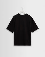 Milton - Black Organic Compact Cotton T-Shirt
