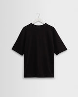 Milton - Black Organic Compact Cotton T-Shirt