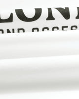 wax london men's Milton - Off White Stacked Text Graphic Organic Cotton T-Shirt