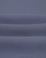 wax london men's Montague - Blue Ribbed Organic Cotton Vest