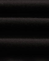 wax london men's Oban - Black Worsted Wool Knitted Polo