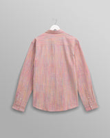 wax london Rove - Pink Check Organic Cotton Shirt