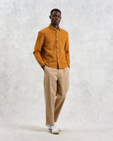 wax london Shelly - Mustard Seersucker Corduroy Shirt