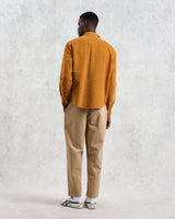 wax london Shelly - Mustard Seersucker Corduroy Shirt