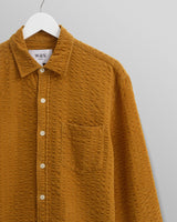 wax london Shelly - Mustard Seersucker Corduroy Shirt