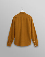 wax london Shelly - Mustard Seersucker Corduroy Shirt