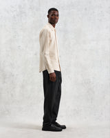 wax london Shelly - Stone Seersucker Corduroy Shirt