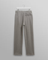 wax london men's Ska - Grey Embroidered Logo Loopback Cotton Joggers