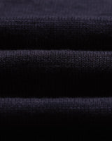 wax london Wayfarer - Navy Slub Cotton And Linen Cardigan